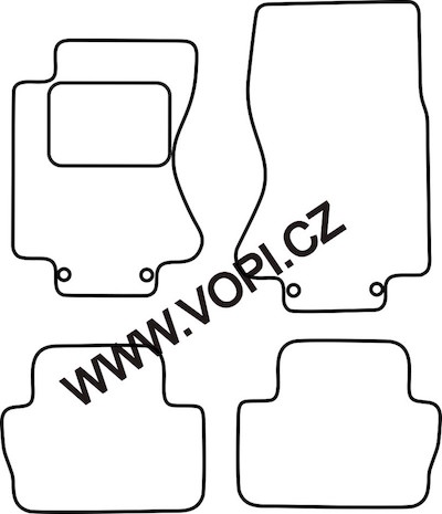 Autokoberce Jaquar S-type 04/2002 - 2008 Autofit (2203)